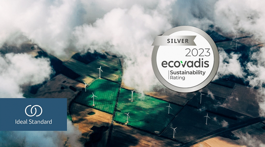 Ideal Standard спечели сребърен медал за устойчивост от EcoVadis още при първото си участие