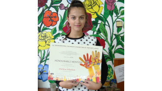 Мартина Михайлова получи диплом от "Розата на Лидице"
